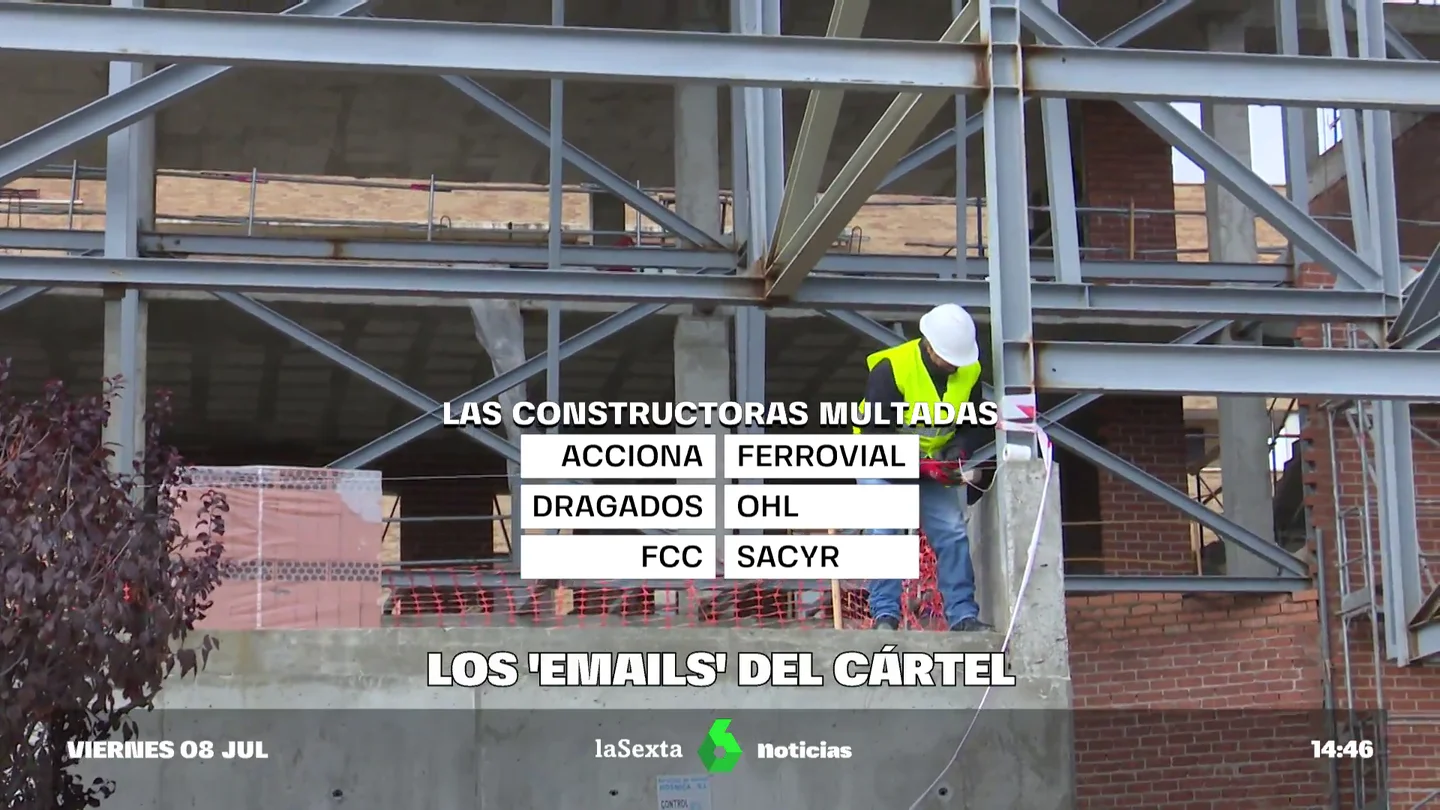 Estos son emails que han puesto en jaque a las 6 constructoras multadas por amañar adjudicaciones públicas 200 millones de multa