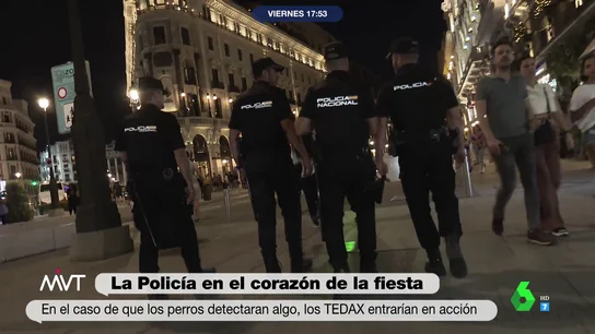 La Policía, en el corazón de la fiesta: así trabajan para asegurar los entornos del Orgullo y el Mad Cool de Madrid La Policía, en el corazón de la fiesta: así trabajan para asegurar los entornos del Orgullo y el Mad Cool de Madrid