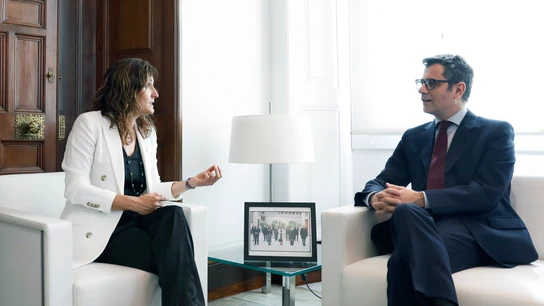 El ministro de la Presidencia, Félix Bolaños y la consellera catalana de la Presidencia, Laura Vilagrà El ministro de la Presidencia, Félix Bolaños y la consellera catalana de la Presidencia, Laura Vilagrà