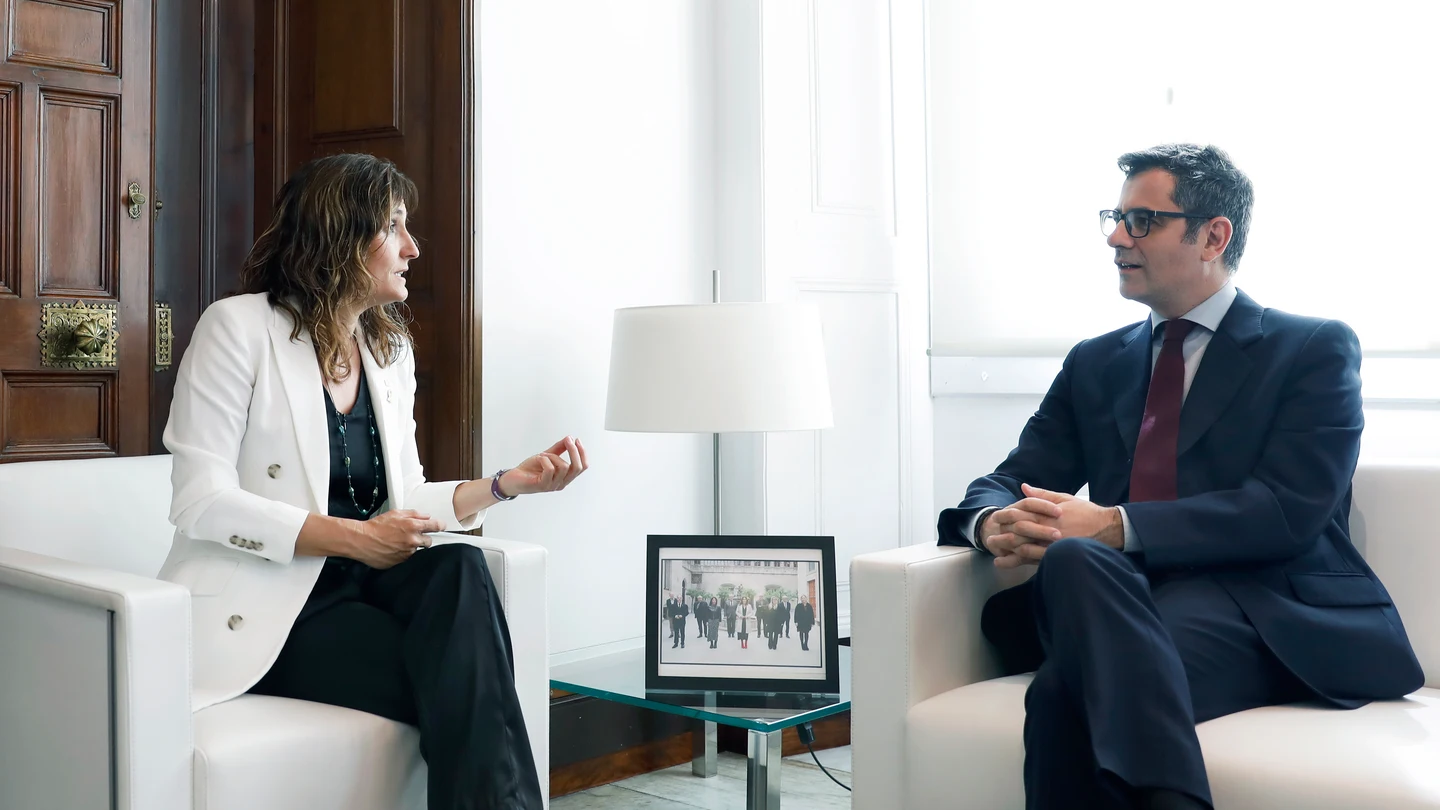 El ministro de la Presidencia, Félix Bolaños y la consellera catalana de la Presidencia, Laura Vilagrà El ministro de la Presidencia, Félix Bolaños y la consellera catalana de la Presidencia, Laura Vilagrà