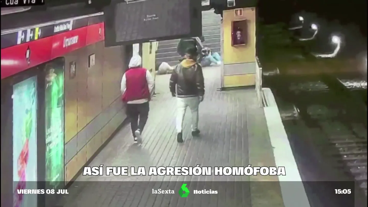 Agresión homófoba en el Metro de Barcelona Agresión homófoba en el Metro de Barcelona