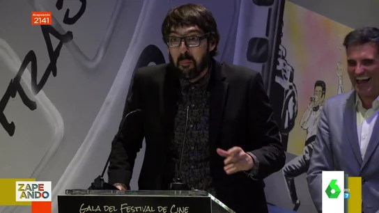 Quique Peinado recibe un premio por sorpresa Quique Peinado recibe un premio por sorpresa