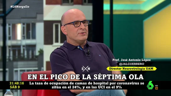 El virólogo José Antonio López El virólogo José Antonio López
