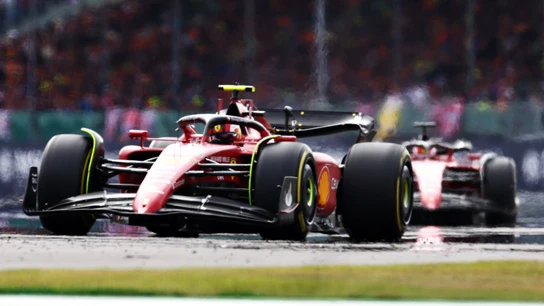 Carlos Sainz, delante de Leclerc Carlos Sainz, delante de Leclerc
