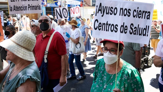 La Marea Blanca marca por las calles de Madrid La Marea Blanca marca por las calles de Madrid