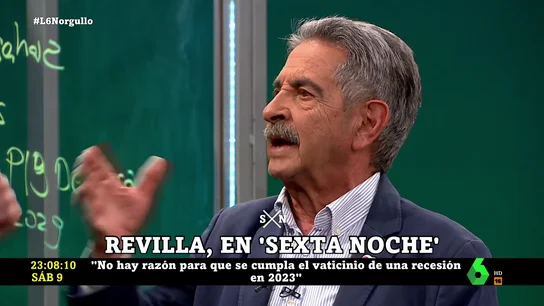 El enfado de Revilla con los agoreros que anuncian una recesión: "Que no nos engañen, coño" El enfado de Revilla con los agoreros que anuncian una recesión: "Que no nos engañen, coño"