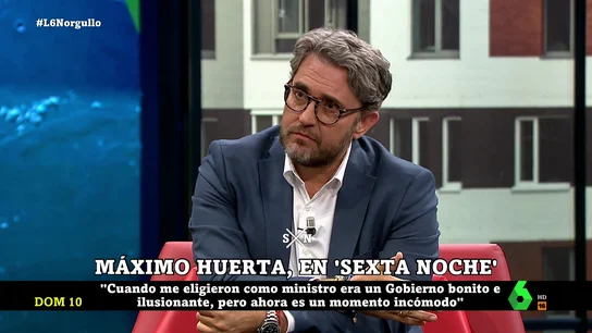 Máximo HUerta desvela las veces que ha hablado con Sánchez desde que dejó el Gobierno Máximo HUerta desvela las veces que ha hablado con Sánchez desde que dejó el Gobierno