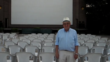 Juan Luis Pachón, en el cine de verano de Villaviciosa de Odón