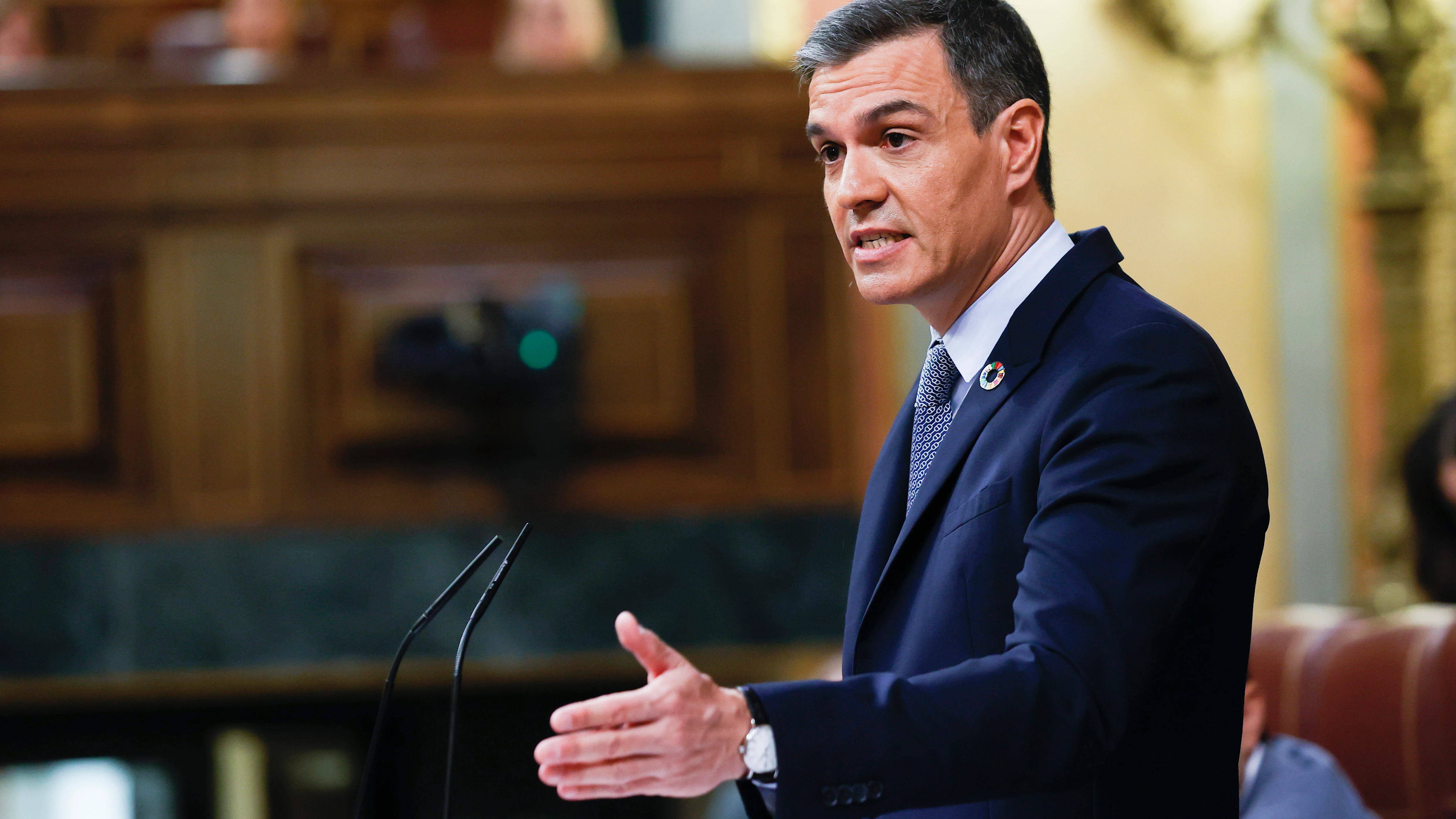 Pedro Sánchez en el Debate del estado de la nación