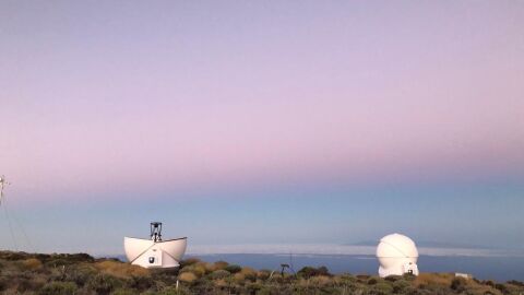 Cinturón de Venus. Observatorio del Teide.