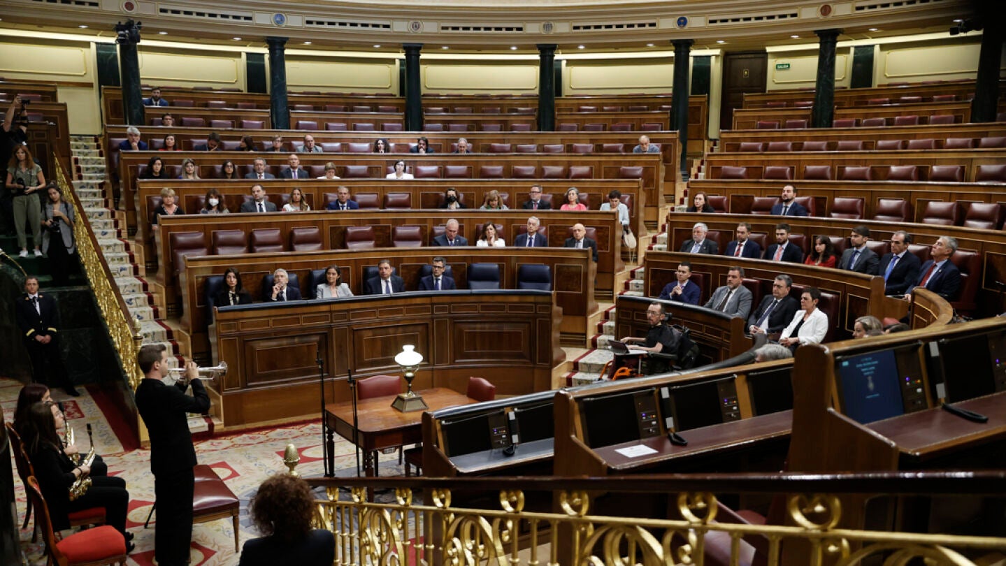 Imagen del hemiciclo del Congreso de los Diputados