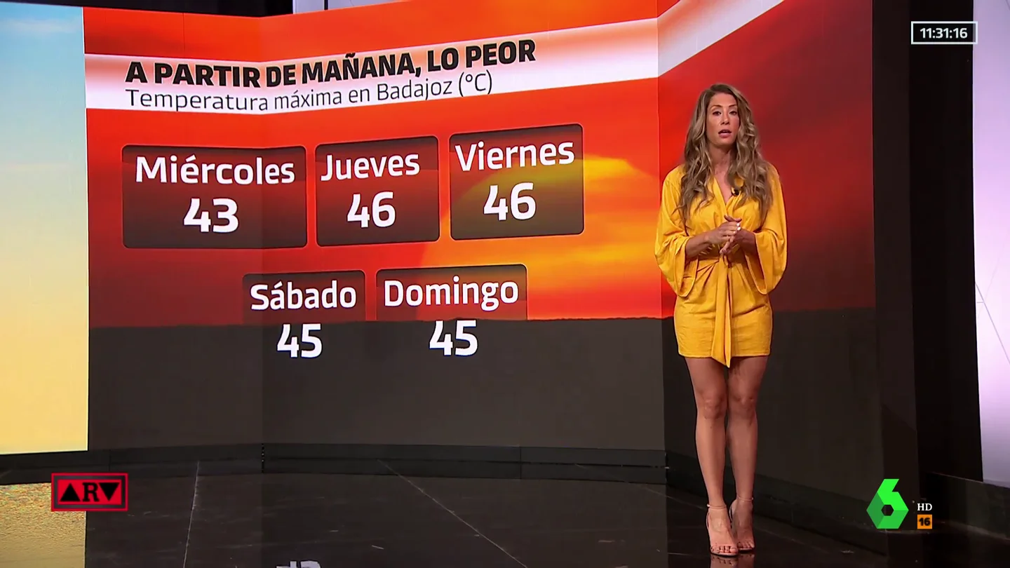 Ourense en alerta roja por las altas temperaturas de la ola de calor que está afectando a casi toda España Tercer día de calor extremo