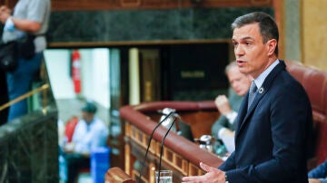 Pedro Sánchez en el debate sobre el estado de la nación