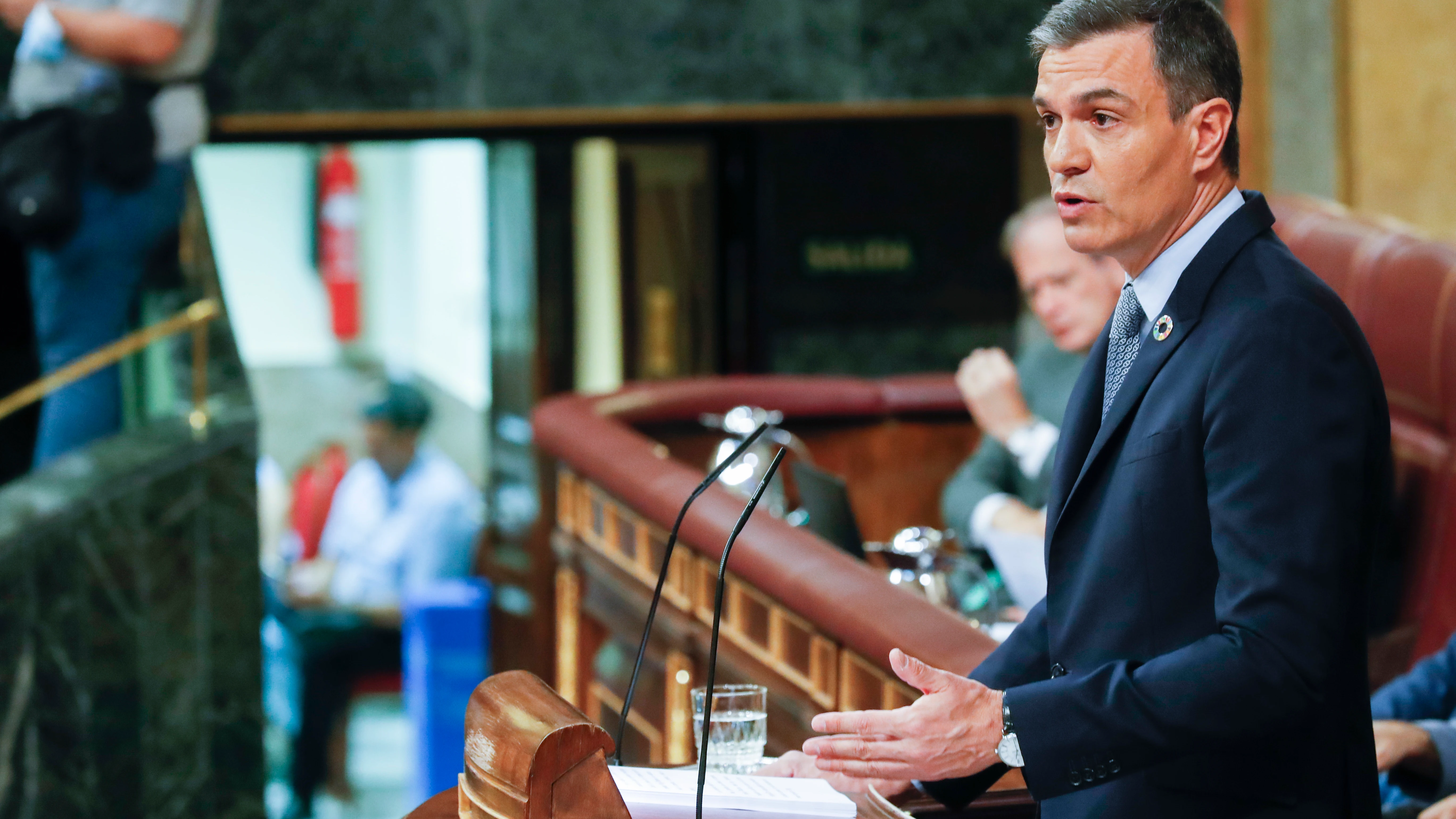 Pedro Sánchez en el debate sobre el estado de la nación