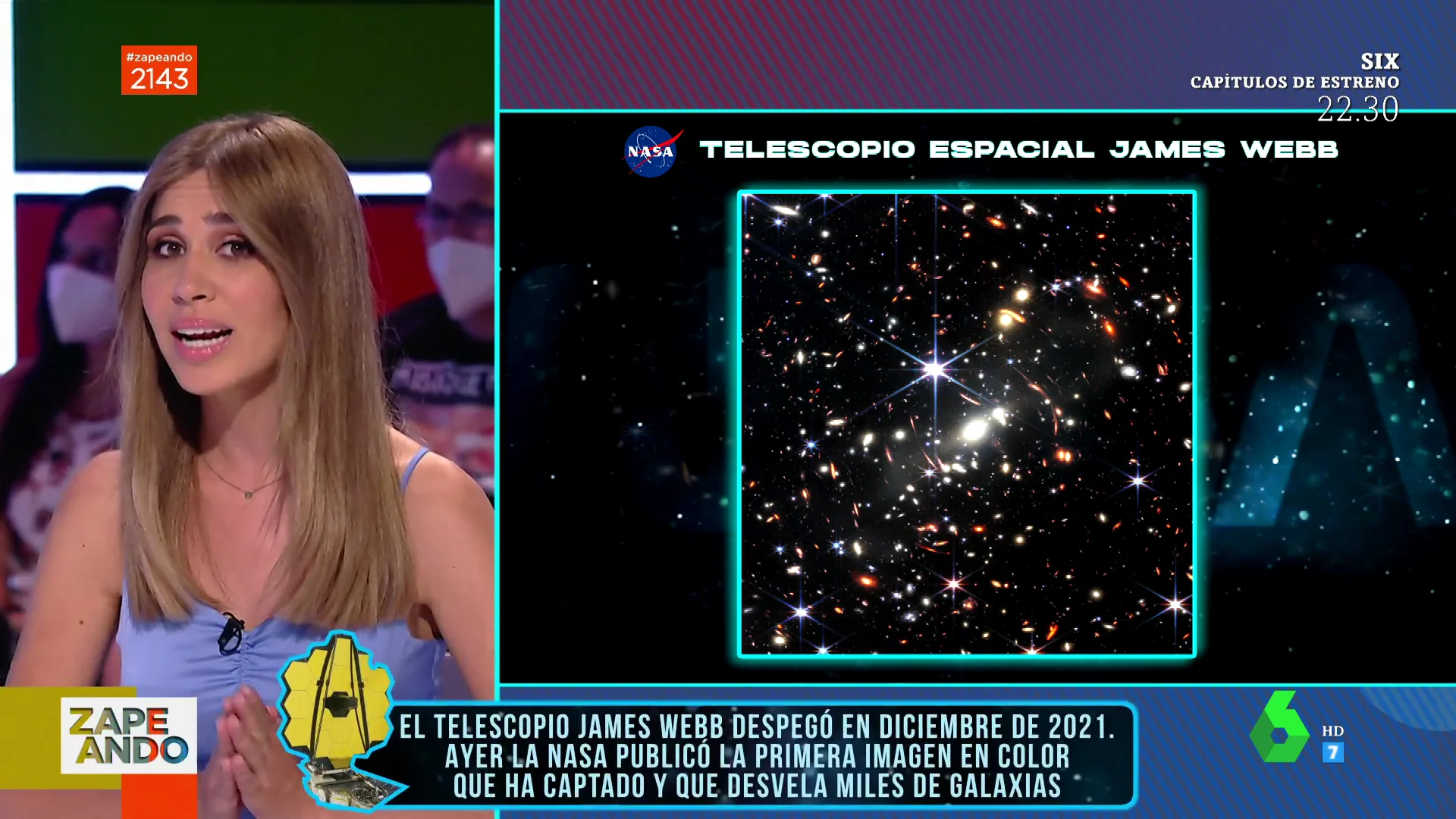 María Gómez explica los detalles de la imagen del universo de la NASA