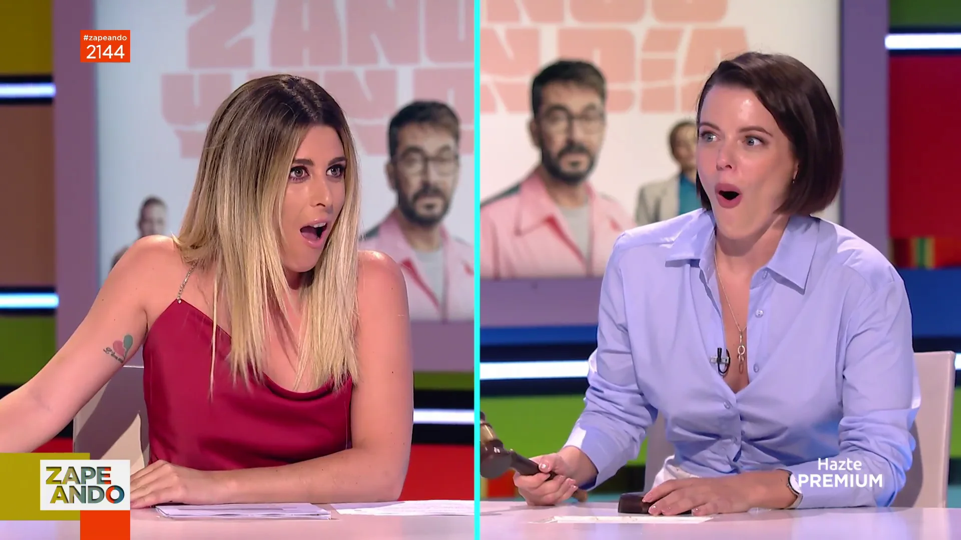 "Hay que medicarte, me has asustado": la divertida reacción de Adriana Torrebejano ante el chiste de Valeria Ros