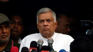 Foto de archivo del nuevo presidente interino de Sri Lanka, Ranil Wickremesinghe