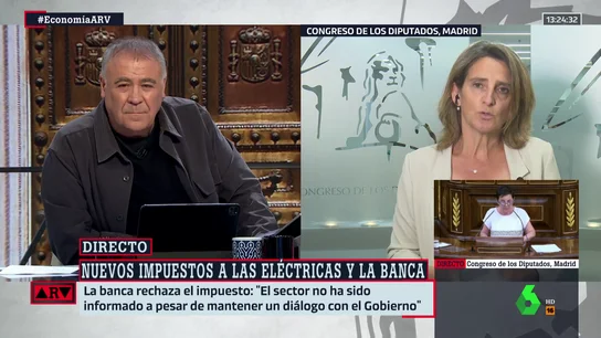 Vuelve a ver la entrevista completa a Teresa Ribera con Antonio García Ferreras en laSexta Vuelve a ver la entrevista completa a Teresa Ribera con Antonio García Ferreras en laSexta