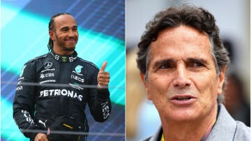 Lewis Hamilton y Nelson Piquet