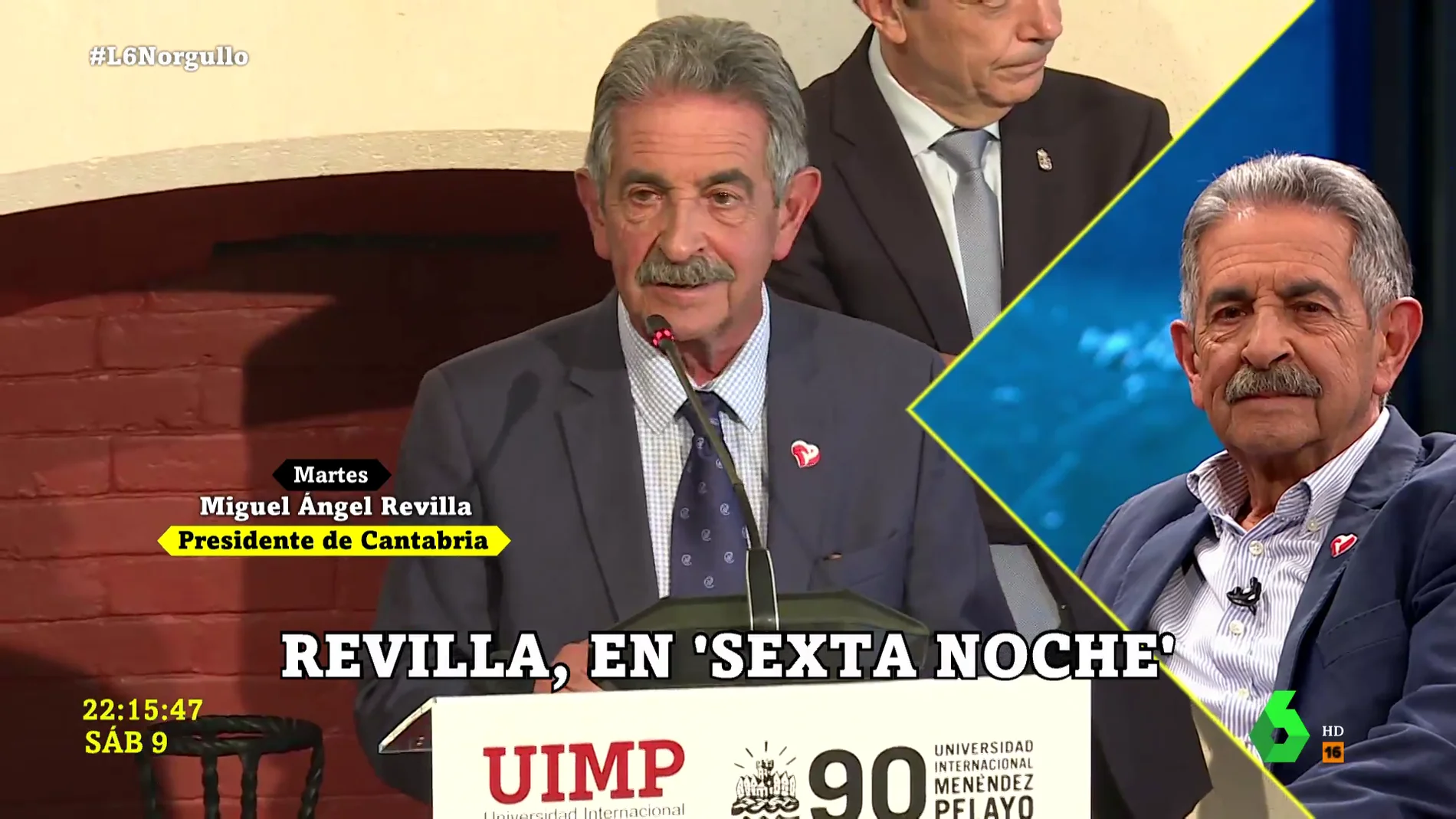 El divertido lapsus de Revilla con los "exvicepresidentes" Aznar, Zapatero y Rajoy