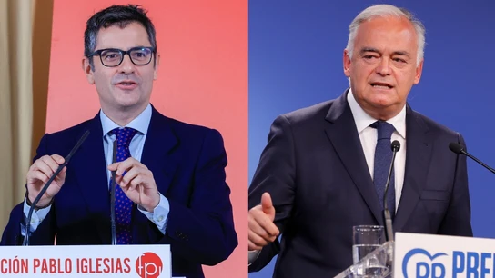 El ministro Bolaños y el secretario institucional del PP, González Pons El ministro Bolaños y el secretario institucional del PP, González Pons