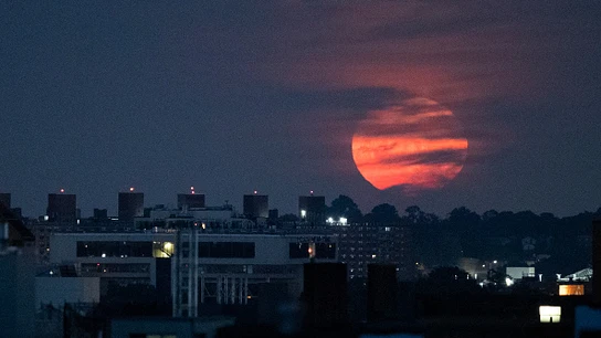 Superluna del Ciervo en Nueva York Superluna del Ciervo en Nueva York