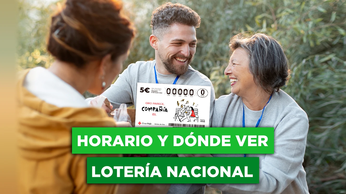Horario y dónde ver el Sorteo de Oro de Cruz Roja Horario y dónde ver el Sorteo de Oro de Cruz Roja