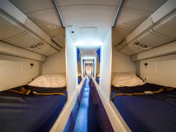 Cabina para la tripulación de un avión Cabina para la tripulación de un avión