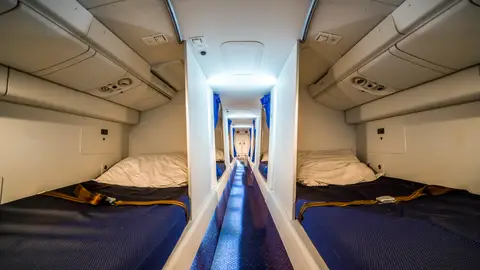 Cabina para la tripulación de un avión Cabina para la tripulación de un avión