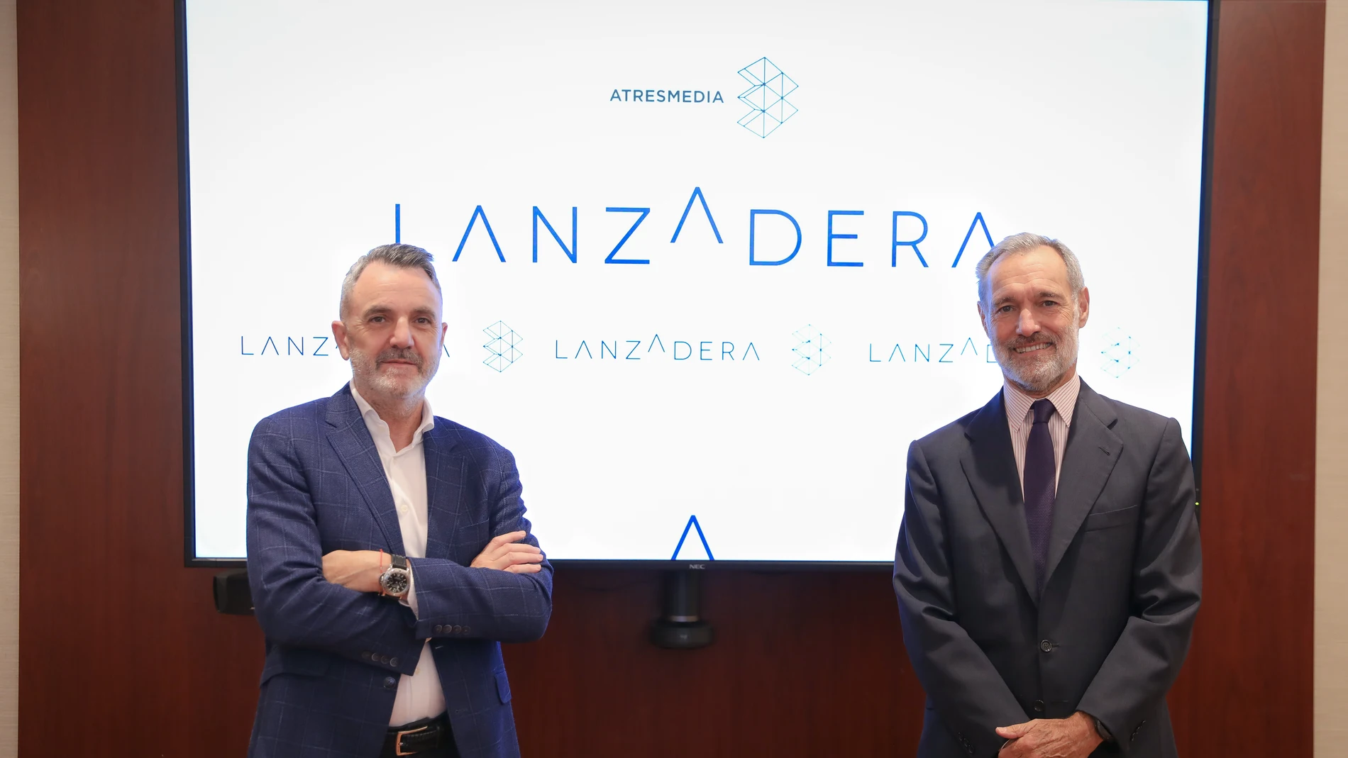 Firma de Atresmedia y Lanzadera