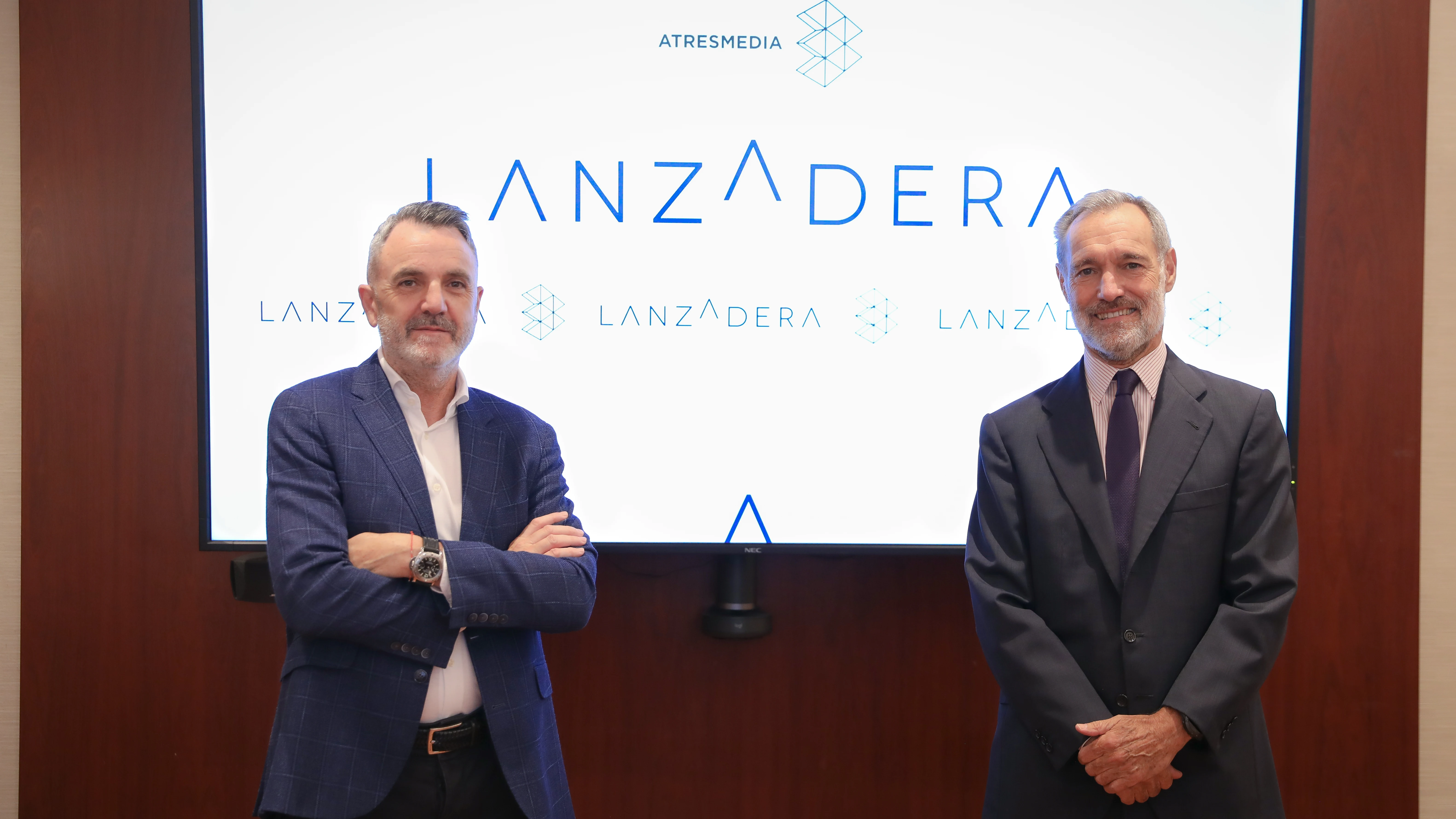 Firma de Atresmedia y Lanzadera