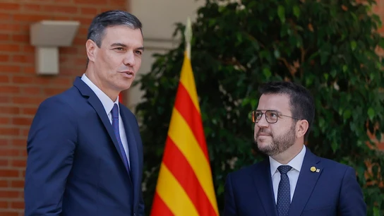Pedro Sánchez y Pere Aragonés Pedro Sánchez y Pere Aragonés