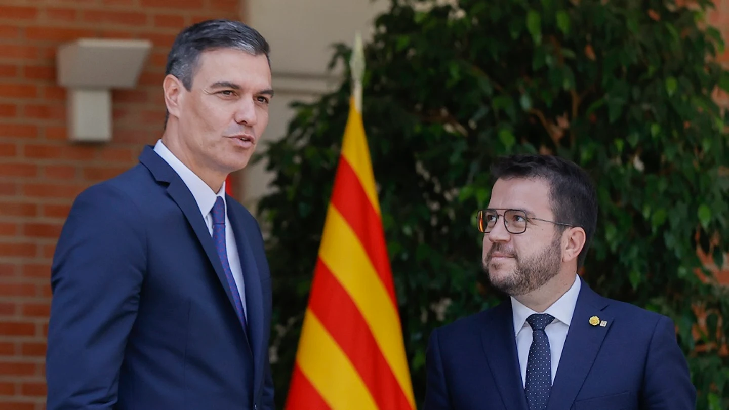 Pedro Sánchez y Pere Aragonés Pedro Sánchez y Pere Aragonés