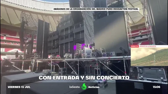 Madrid cancela el Puro Reggaeton Festival por fallos de seguridad y con la indignación de 35.000 asistentes por la organización Madrid cancela el Puro Reggaeton Festival por fallos de seguridad y con la indignación de 35.000 asistentes por la organización