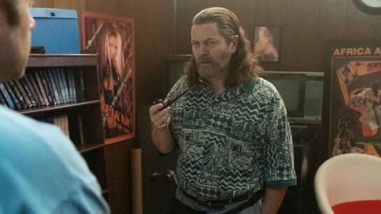 Nick Offerman en su último papel en la serie 'Pam & Tommy'.
