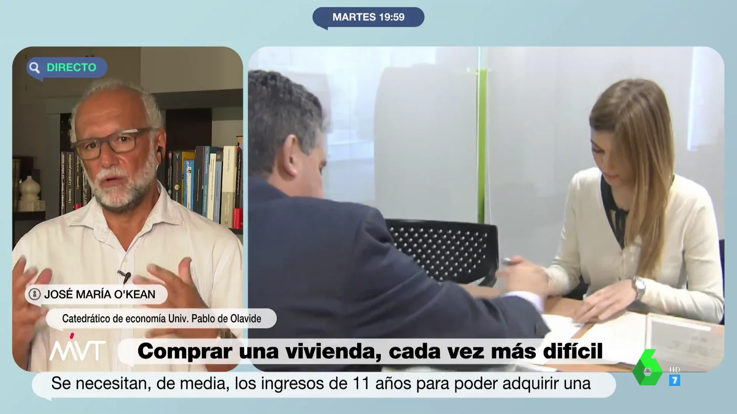 El consejo del economista José María O'Kean a los jóvenes que se debaten entre comprar y alquilar a las puertas de una nueva crisis El consejo del economista José María O'Kean a los jóvenes que se debaten entre comprar y alquilar a las puertas de una nueva crisis