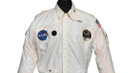 La chaqueta de Buzz Aldrin durante la misión de llegar a la Lula