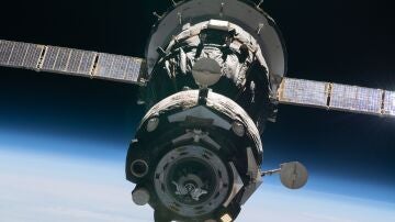 Imagen de archivo de la nave rusa Soyuz MS-18 de camino a la Estación Espacial Internacional.