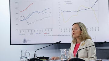 La vicepresidenta primera y ministra de Asuntos Económicos, Nadia Calviño