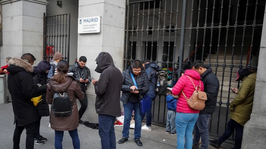 Un centro para migrantes en Madrid Un centro para migrantes en Madrid