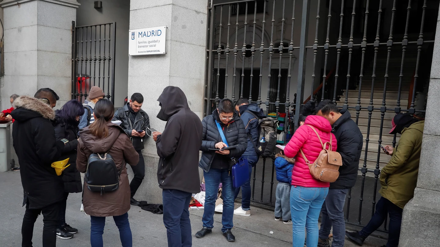 Un centro para migrantes en Madrid Un centro para migrantes en Madrid