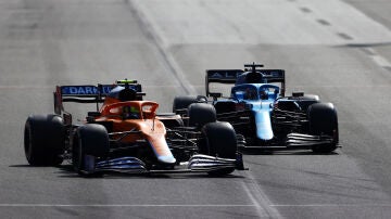 Lando Norris y Fernando Alonso