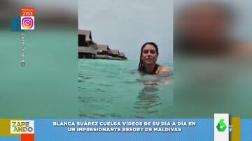 Blanca Suárez de vacaciones en Maldivas