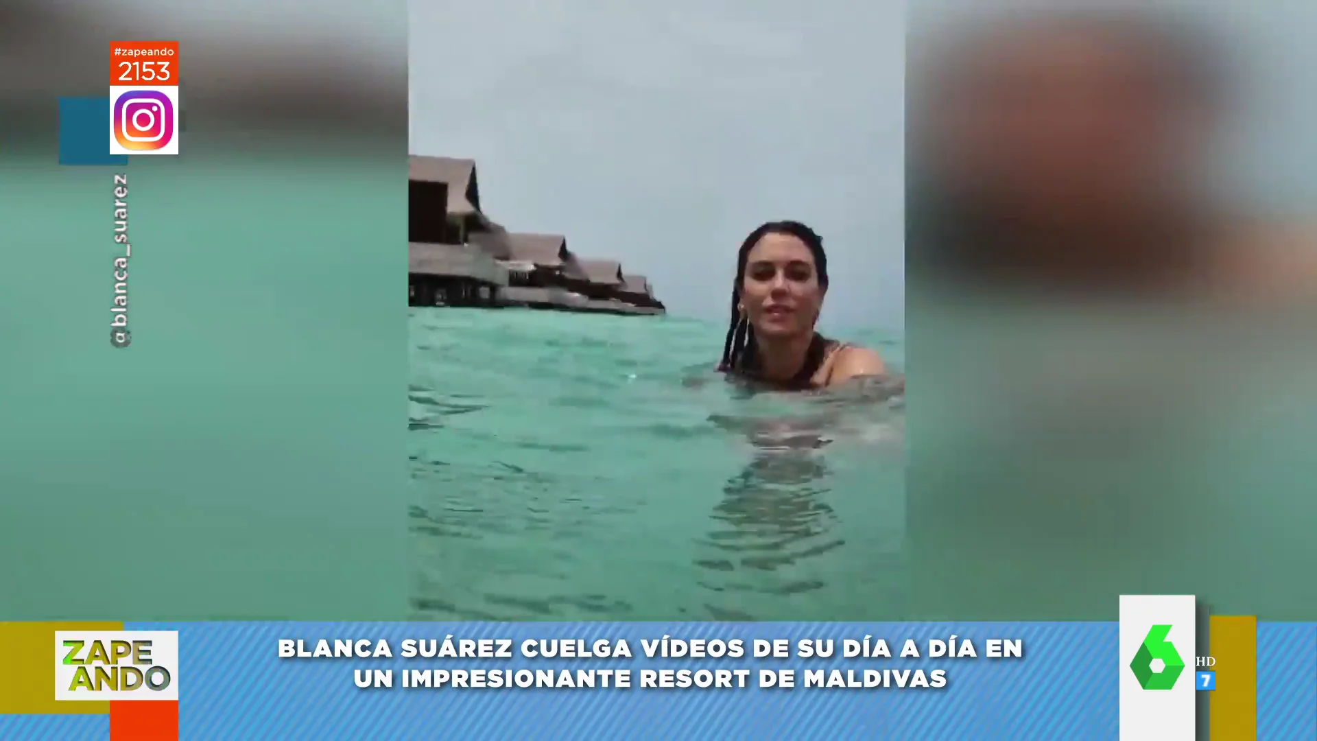 Blanca Suárez de vacaciones en Maldivas