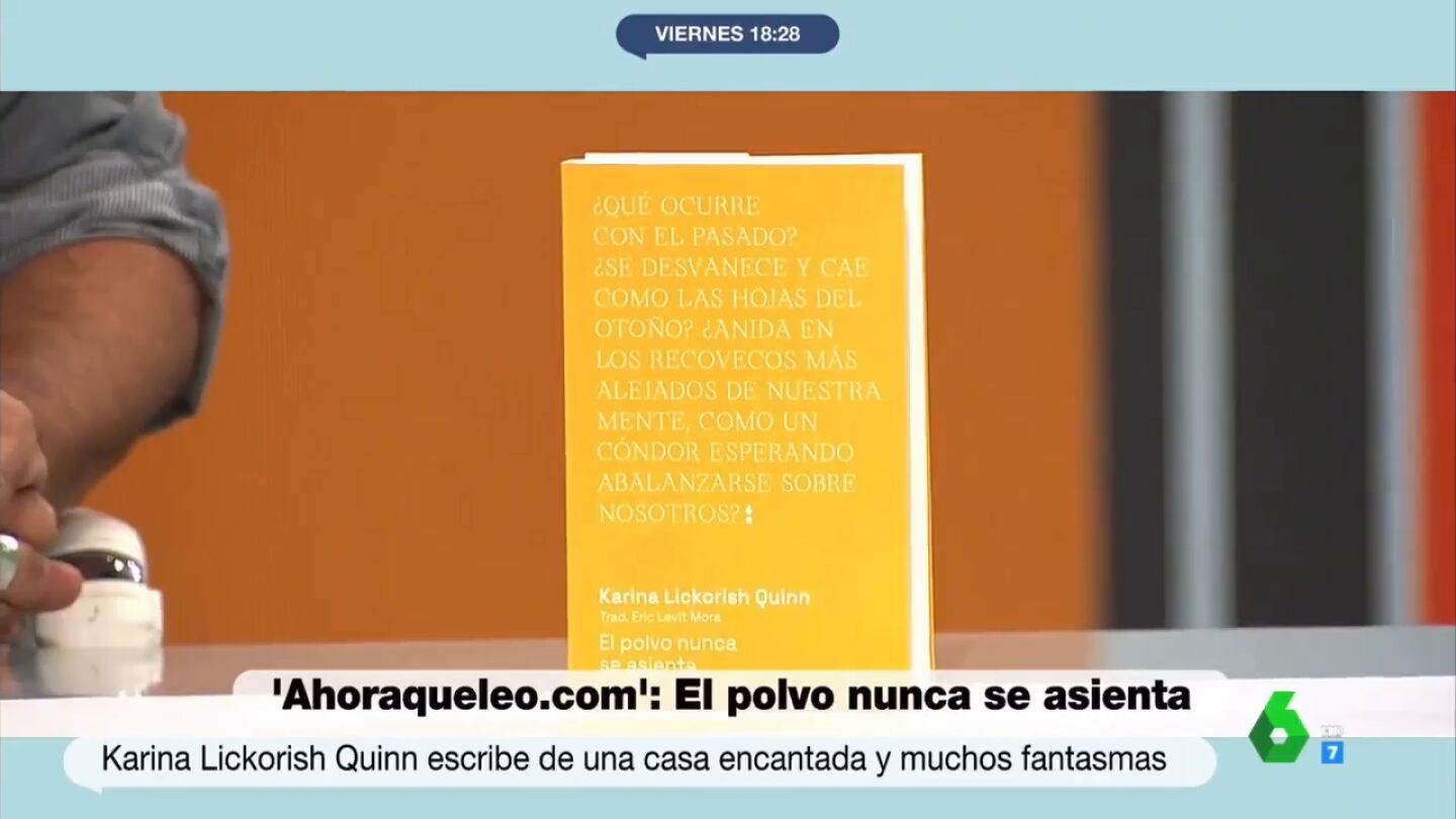 'El polvo nunca se asienta', libro del día en Más Vale Tarde 'El polvo nunca se asienta', libro del día en Más Vale Tarde