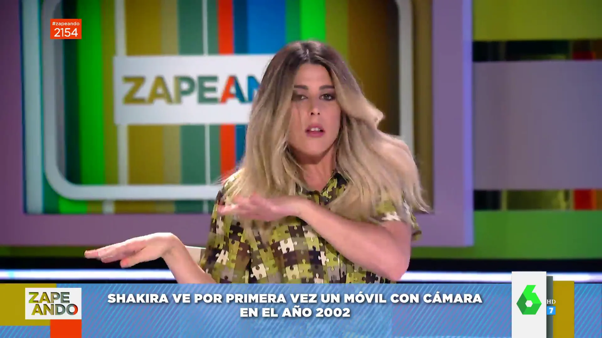 Valeria Ros imita a Shakira en Zapeando