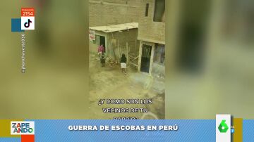 Lucha de vecinos en Peru