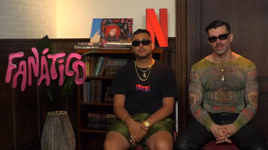 Dollar Selmouni y Fernando Valdivieso durante la entrevista de 'Fanático'. Dollar Selmouni y Fernando Valdivieso durante la entrevista de 'Fanático'.