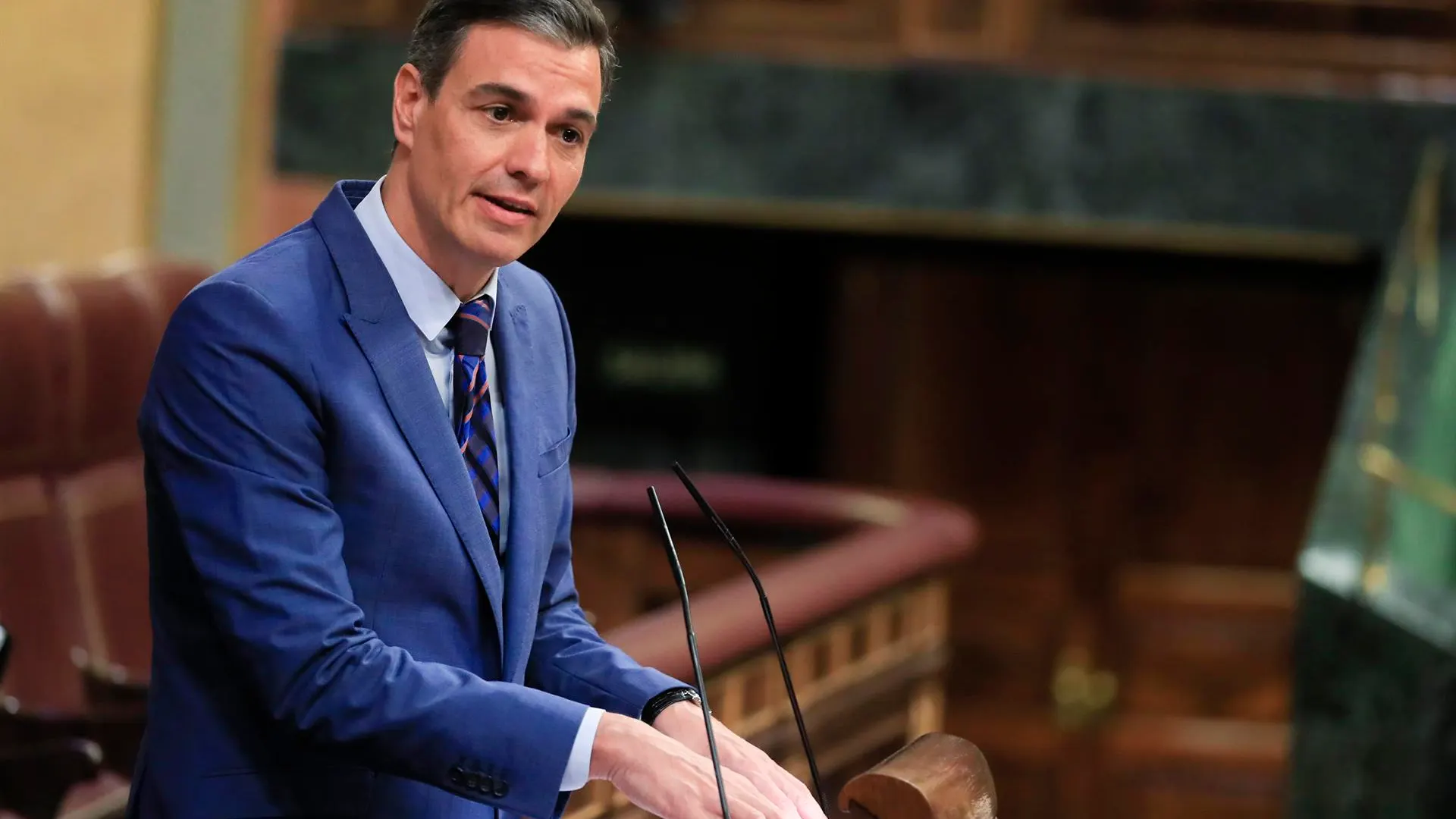 Pedro Sánchez, en el Congreso de los Diputados.