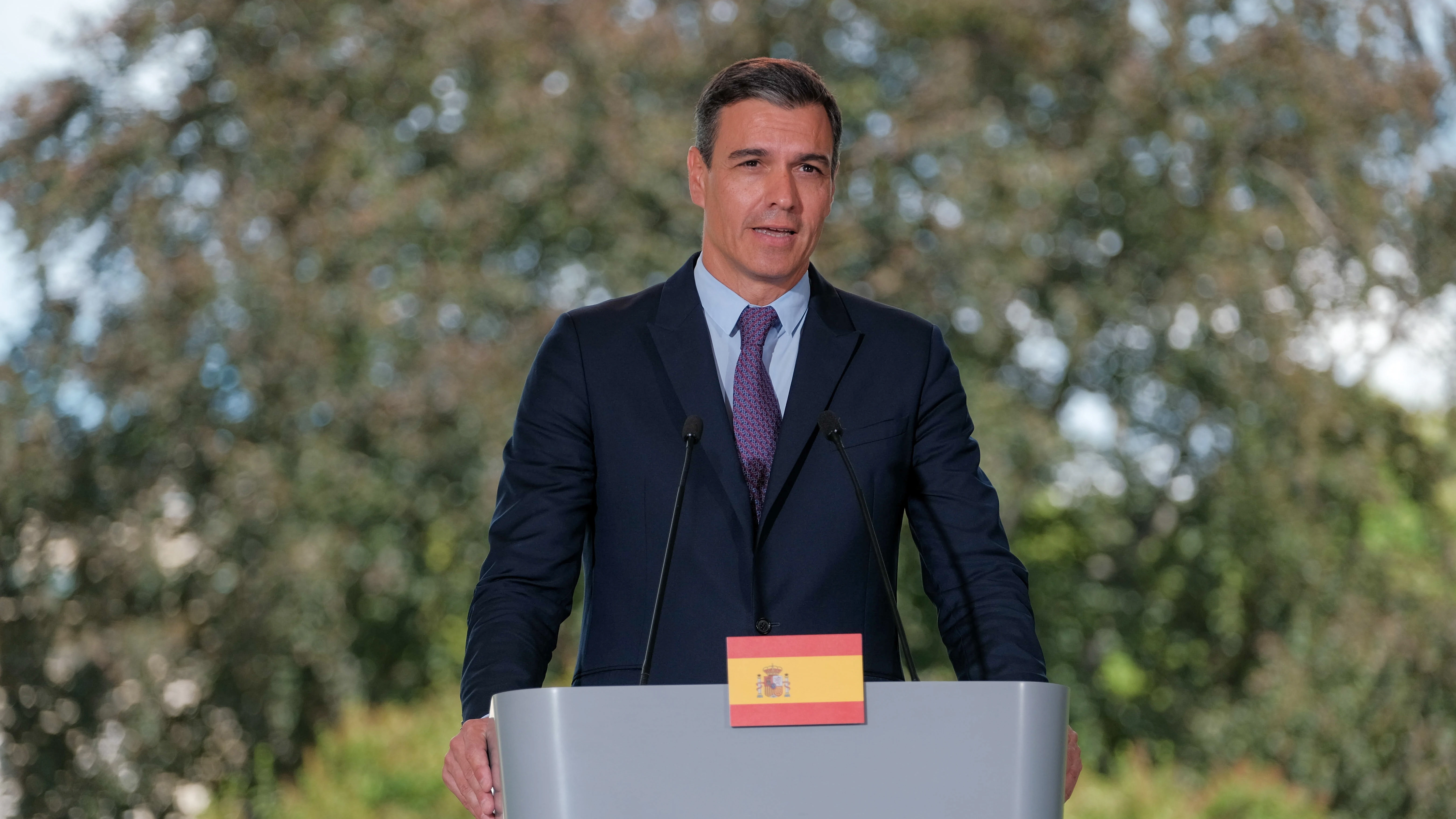 El presidente del Gobierno, Pedro Sánchez